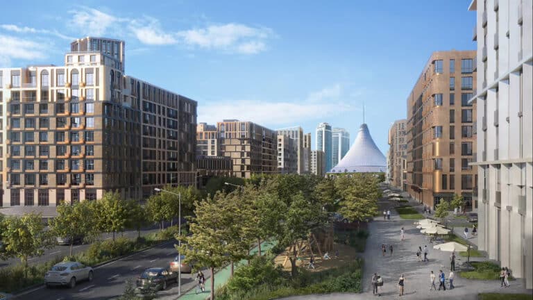 Продолжение самого большого зеленого бульвара Астаны закончат к осени 2026-го