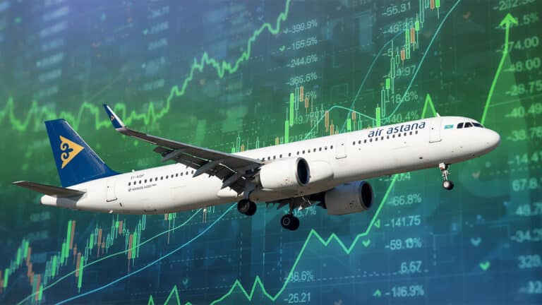 Акции Air Astana растут на 10% в день ухода Питера Фостера и объявления дивидендов