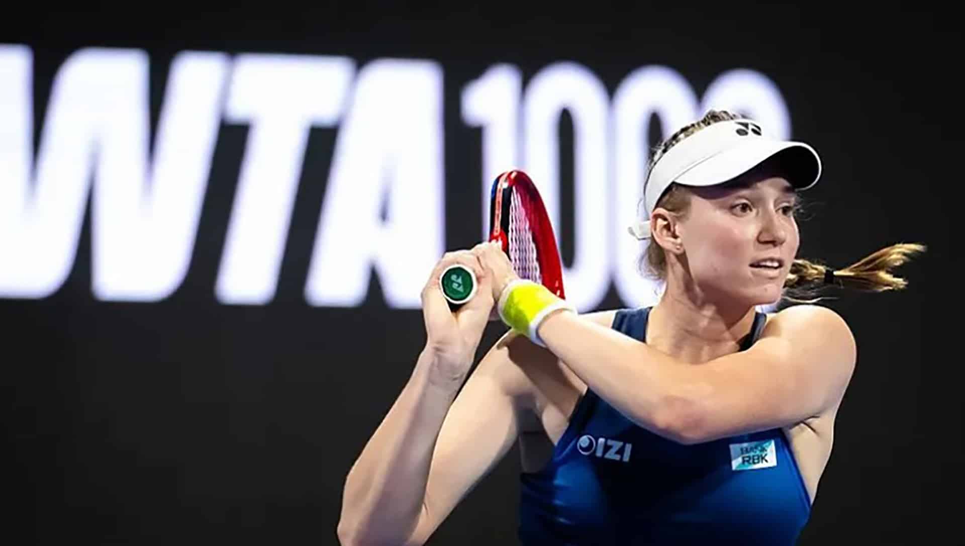 Елена Рыбакина посеяна под третьим номером на турнире WTA-1000 в Индиан-Уэллсе