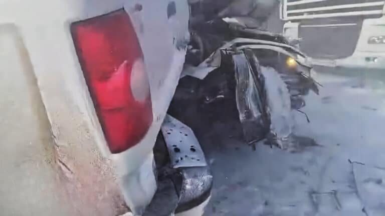 Казавтожол объяснил причины массового ДТП на закрытой трассе Астана-Караганда