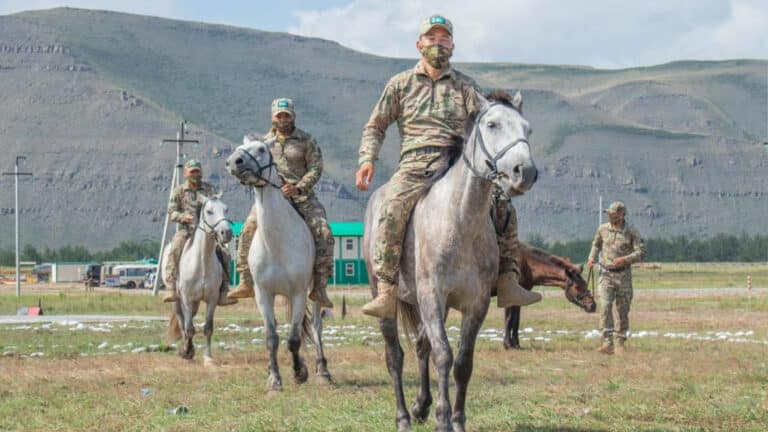 Казахстанцы вслед за собаками начали массово скупать служебных лошадей КНБ