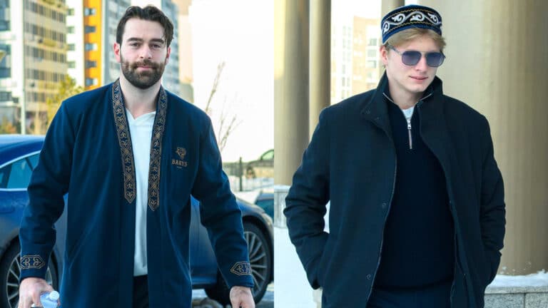 Хоккеисты «Барыса» примерили национальные костюмы и удивили фанатов