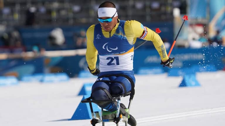 Сборная Казахстана заняла 5-е место в лыжной эстафете на Паралимпиаде-2026