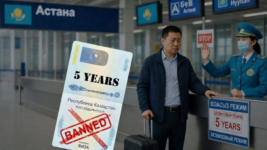 Астанада дәрет сындырған шетелдіктерге елге келуге тыйым салынды
