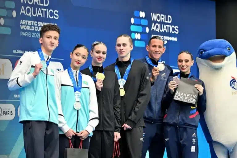 Казахстанские синхронисты добыли две медали на ЭКМ во Франции