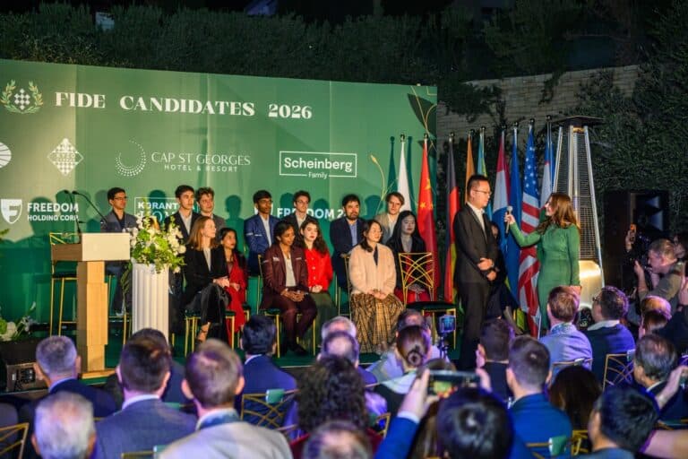 Шахматная элита мира собралась на Кипре: стартовал Турнир претендентов FIDE