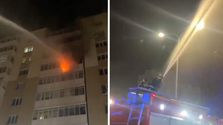 Пожар в жилом комплексе Астаны ликвидировали за 10 минут