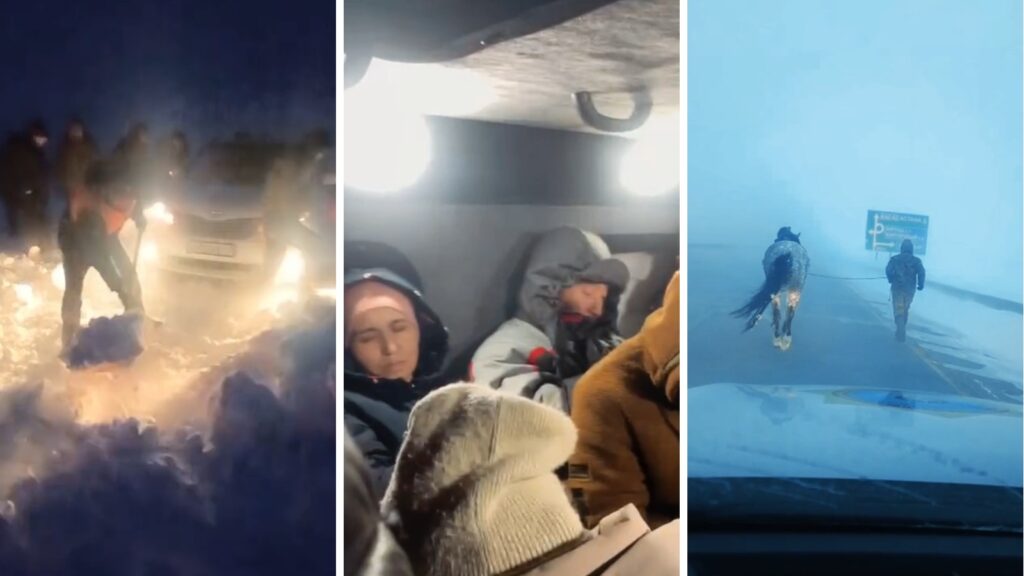 Спасатели прошли 30 километров пешком сквозь буран, спасая людей на трассе