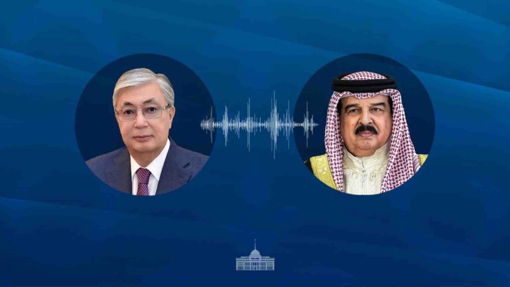 Тоқаев Бахрейн королімен Таяу Шығыстағы жағдайды талқылады