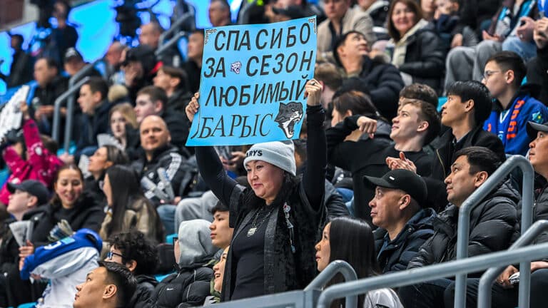 «Барыс» проиграл «Адмиралу» последний матч КХЛ-2025/26 в Астане