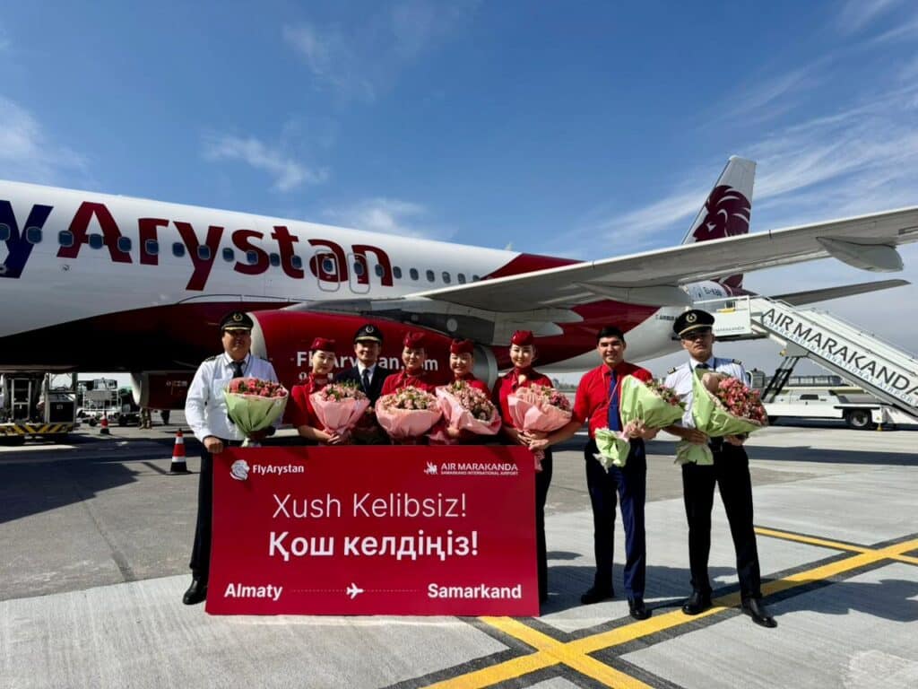 FlyArystan Алматыдан Самарқанға рейс ашты