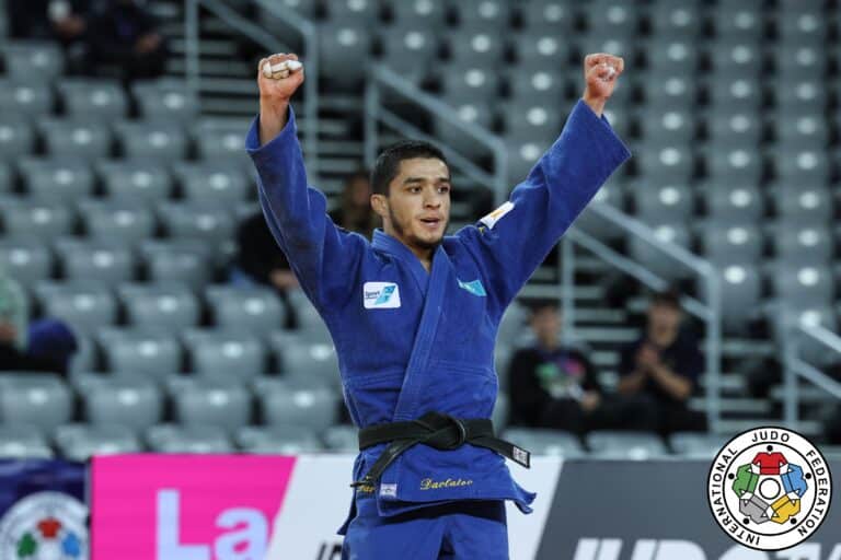 Дзюдоист Шерзод Давлатов завоевал бронзу Гран-при в Австрии, одолев соотечественника