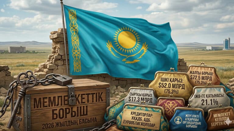 Мемлекет кімге қарыз (инфографика)