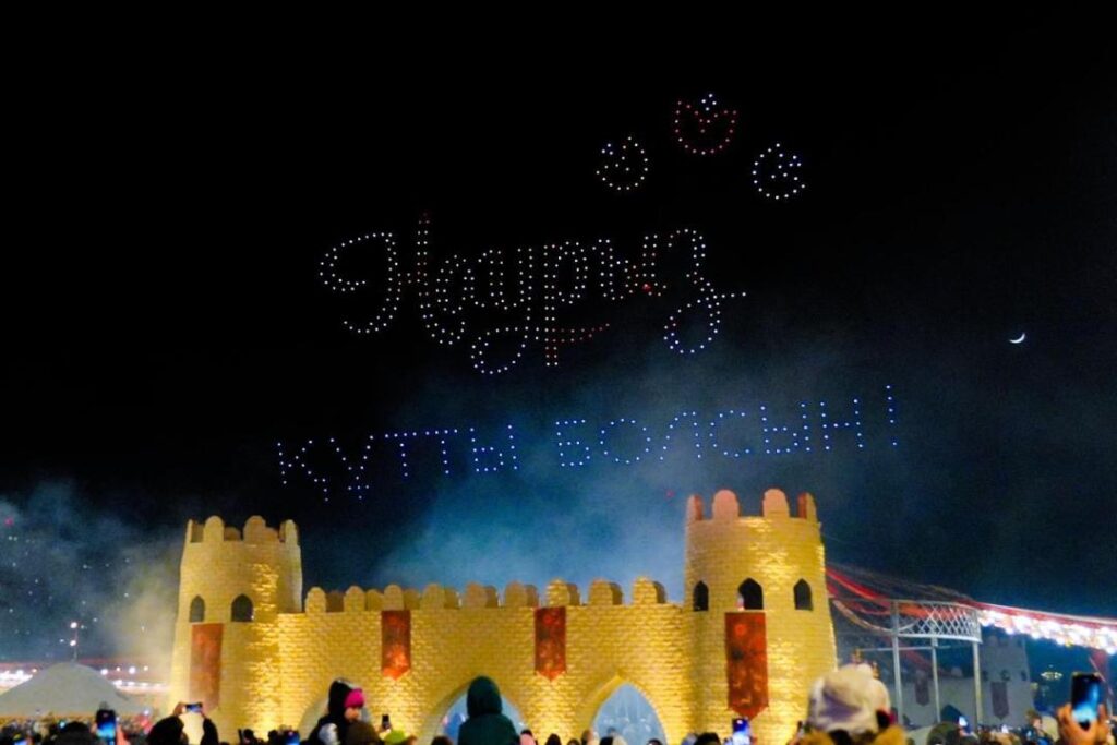 Масштабное дрон-шоу прошло в Астане в честь Наурыза