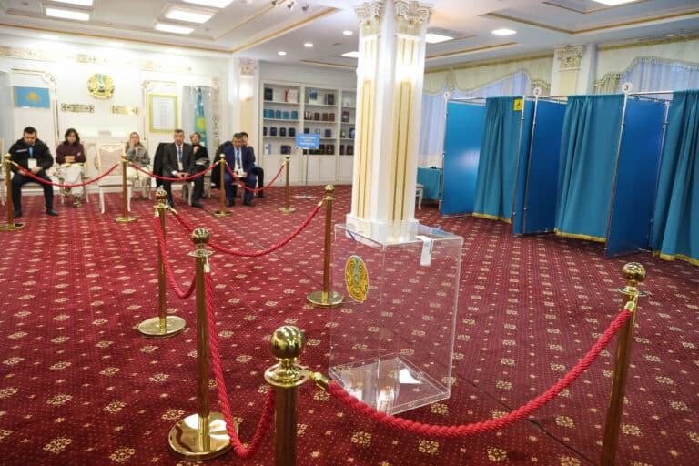 В Кызылординской области на референдум пришли почти все избиратели