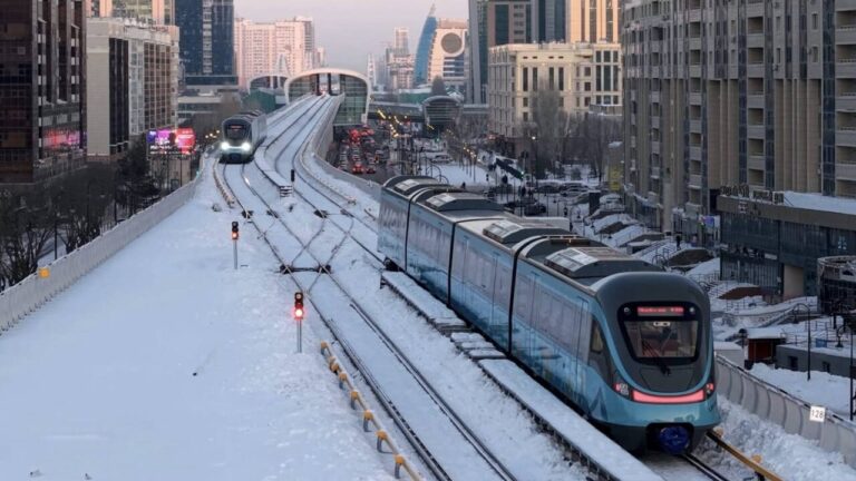 Поезда LRT в Астане разогнали до максимальной мощности