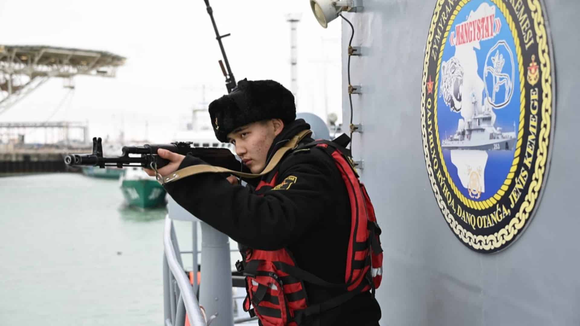 Қазақстан теңіз күштері Каспийде жаттығу өткізді