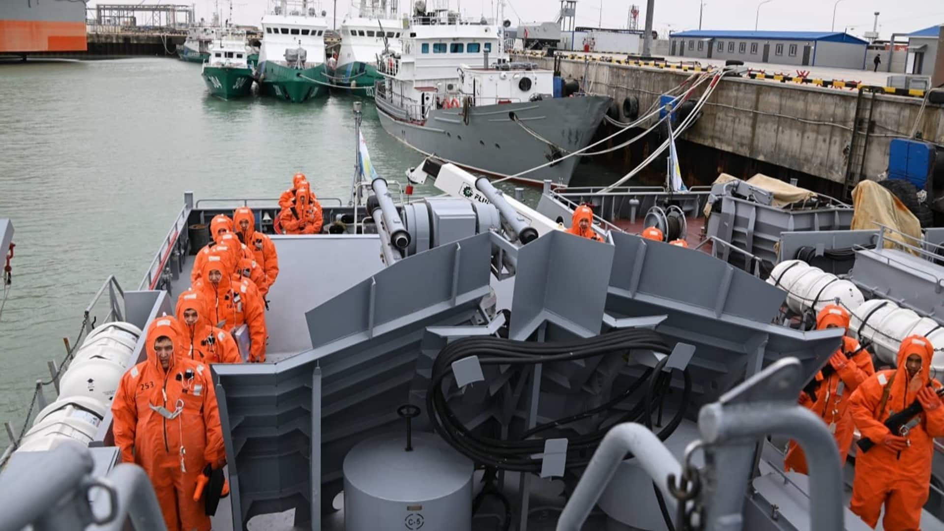 Қазақстан теңіз күштері Каспийде жаттығу өткізді