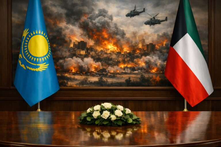 Главы МИД Казахстана и Кувейта обсудили войну на Ближнем Востоке