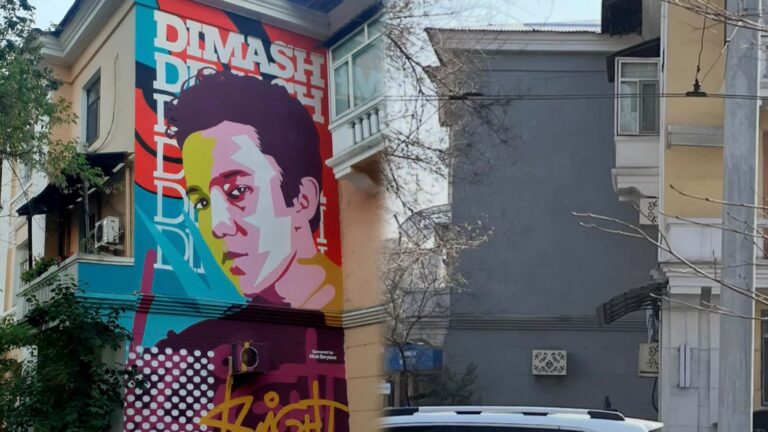 Алматыда Димаш Құдайбергеннің муралы өшірілді