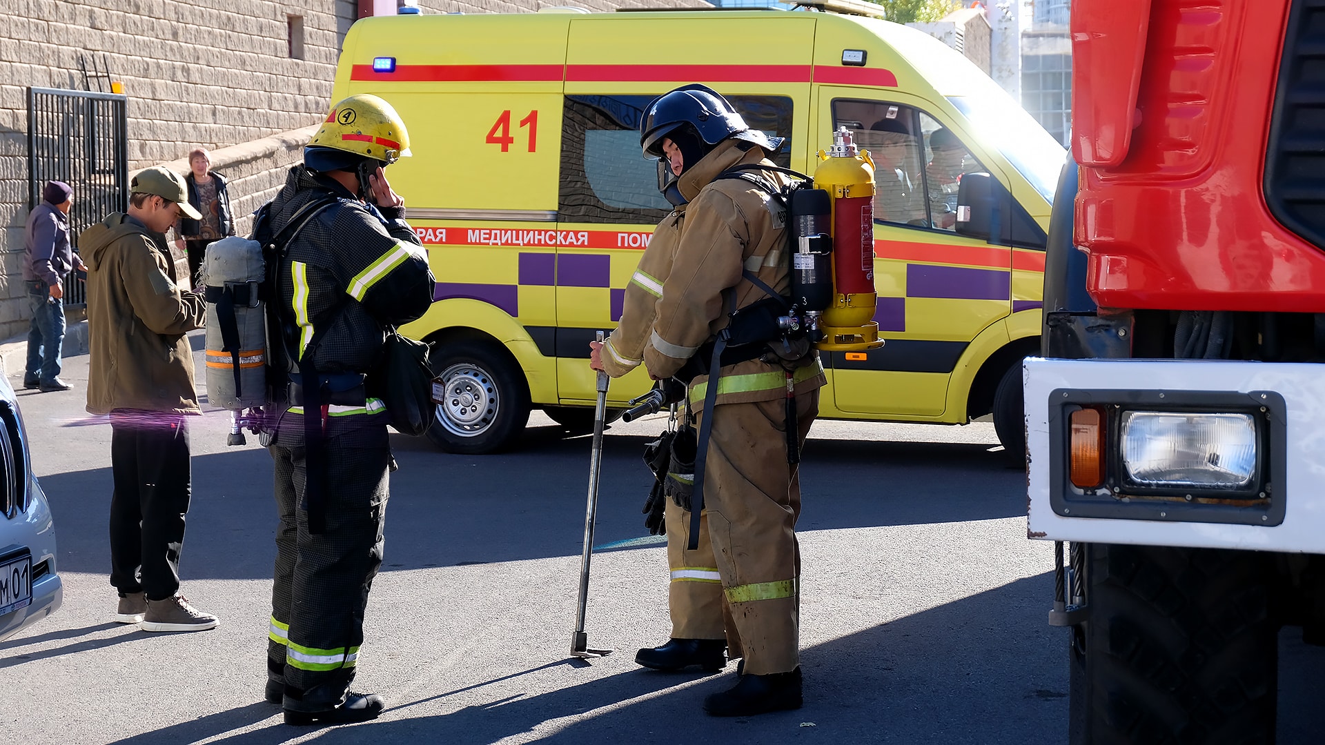 пожар Астана