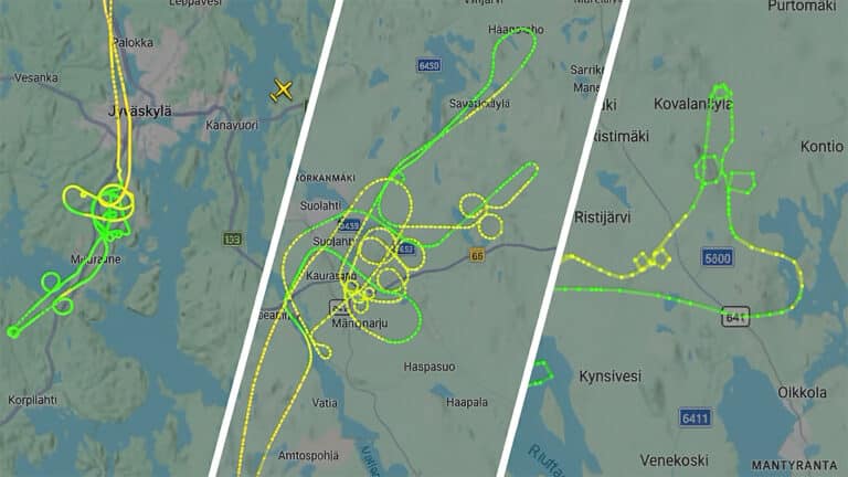 Курсанты ВВС Финляндии рисовали в небе пенисы и получили за это выговор