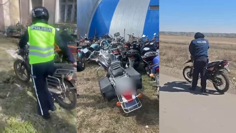 Сотни мотоциклистов без номеров и «под градусом» попались в Акмолинской области