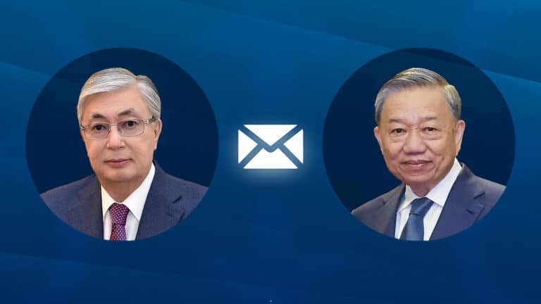 Токаев отправил телеграмму новому президенту Вьетнама