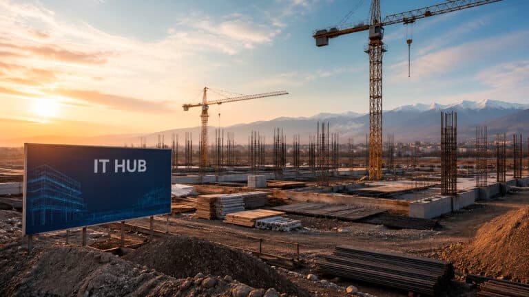 В Алматы строят новый центр притяжения для IT размером с 10 футбольными полями