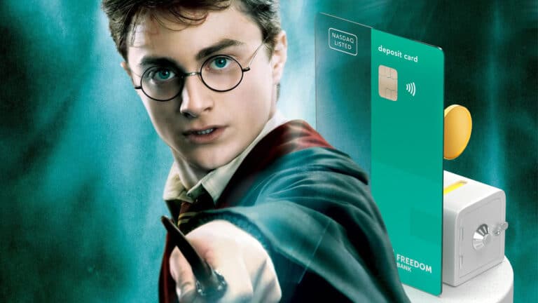 Freedom Bank представил новую линейку карт по вселенной Гарри Поттера