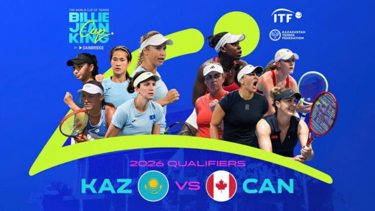 Казахстан поспорит с Канадой в Кубке Билли Джин Кинг-2026