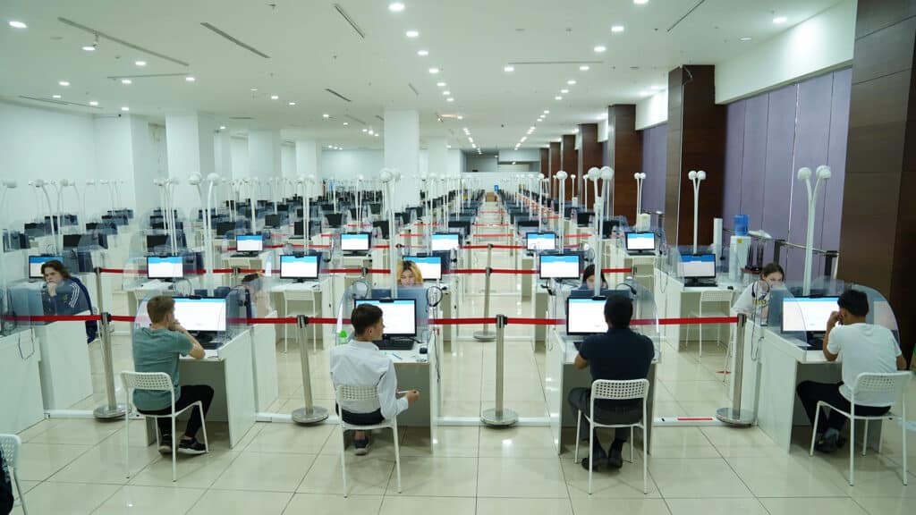 Центр тестирования заработал сотни миллионов прибыли/Национальный центр тестирования, бильд-редактор: Дастан Шанай