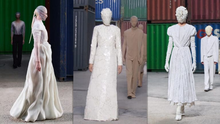 Модный мир обсуждает показ Maison Margiela среди портовых контейнеров