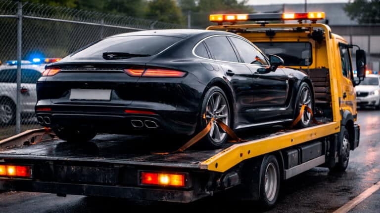 В Павлодаре Porsche Panamera изъяли из-за крупного долга по штрафам