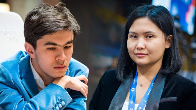 В соцсетях обсуждают возможный роман шахматистов Асаубаевой и Синдарова