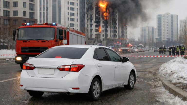 Гибель детей при пожаре в Астане: водителя, перекрывшего проезд, наказали штрафом