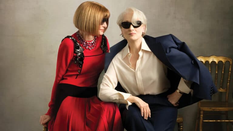 Анна Винтур и Миранда Пристли впервые встретились на обложке Vogue