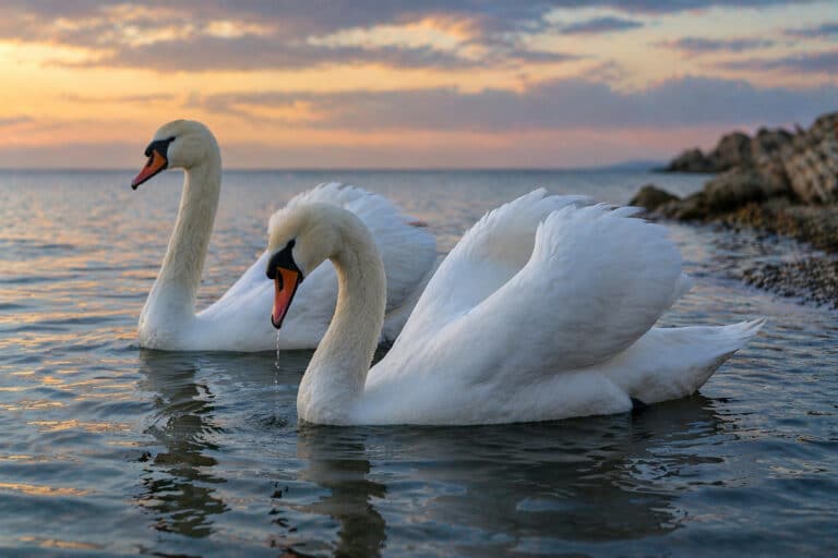 В Мангистау объяснили гибель лебедей на побережье Каспия