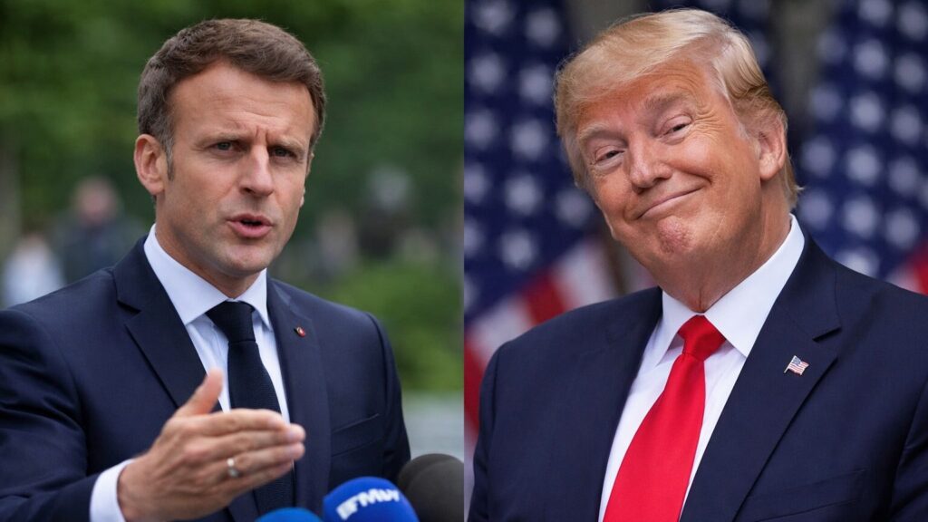 Макрон назвал заявления Трампа о его семье недостойными