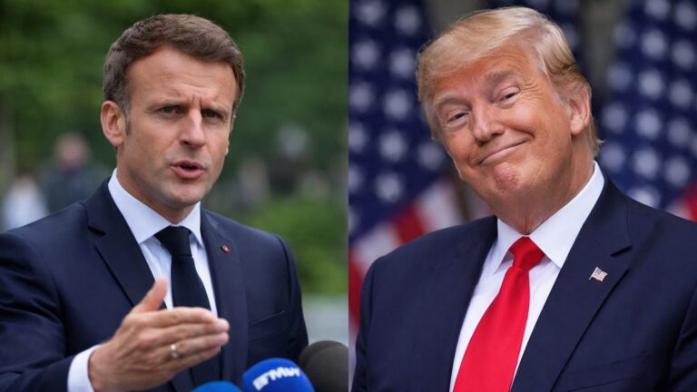 Макрон назвал заявления Трампа недостойными