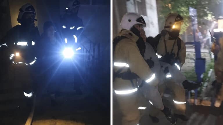 Мужчину с инвалидностью вынесли спасатели из горящей квартиры в Атырау