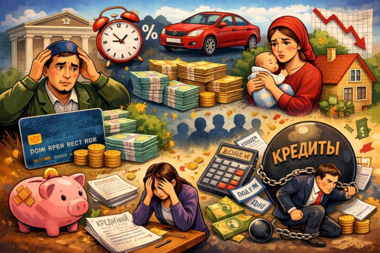 Более половины казахстанцев живут с кредитами: эксперт предупредил о рисках