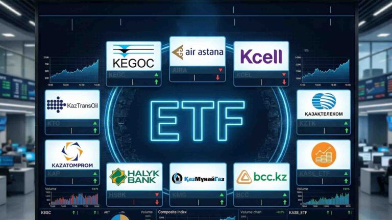 KASE индексіндегі алғашқы ETF: 10 компания акциясының үлесін қалай сатып алуға болады