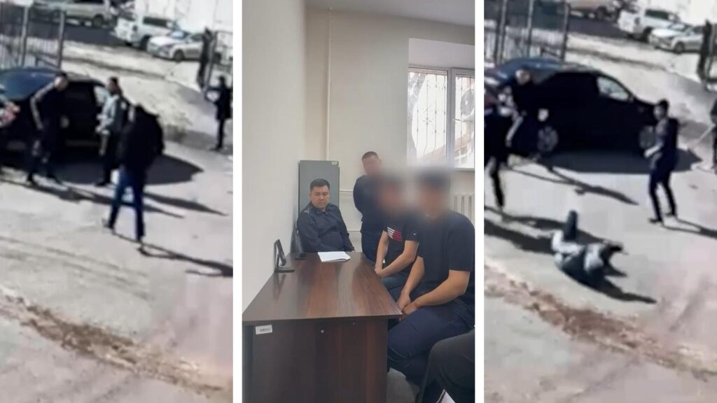 Подросток на машине устроил драку у школы в Астане