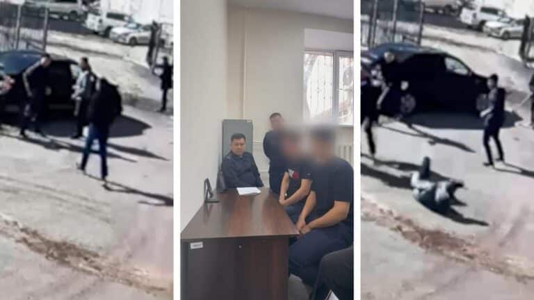 Подросток на машине устроил драку у школы в Астане