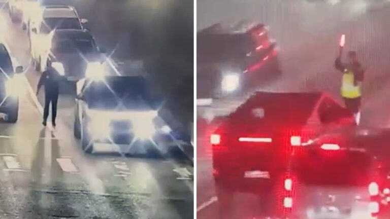 Школьник без прав рассекал на Tesla и пытался скрыться от полиции в Астане