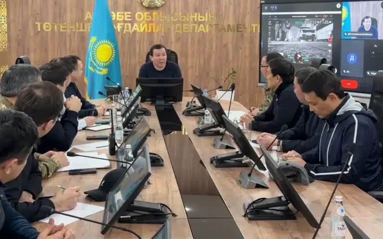 В Актюбинской области прошло экстренное заседание оперштаба из-за пожара