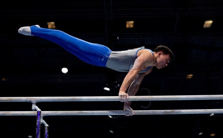 Казахстанский гимнаст Алтынхан Темирбек занял шестое место на ЭКМ в Египте