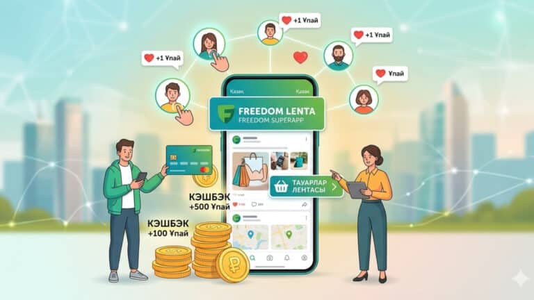 Жазбаға кэшбек береді: Freedom SuperApp қосымшасында Lenta сервисін іске қосты