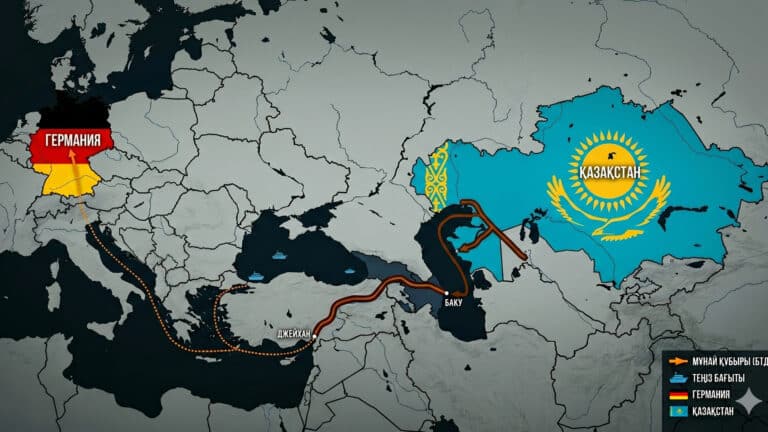Германияға мұнай экспорты екі есе өсті